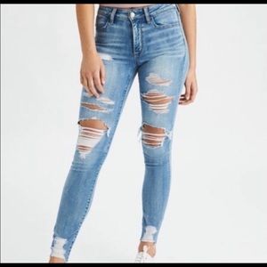 American Eagle Hi Rise Jegging Jeans Stretch
